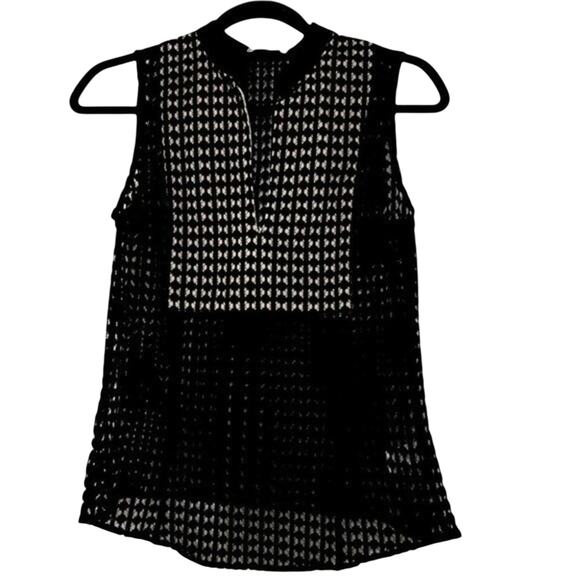 VMT LA Black Luxe crochet top, Career, 
Capsule, Minimalist, Cocktails, 2 - Picture 1 of 7